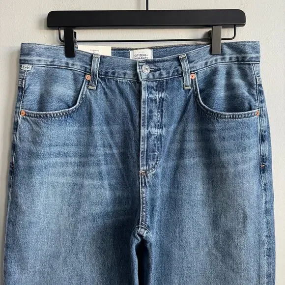 NEW Citizens of Humanity Annina Trouser Jeans in Pinnacle Wash Size 30 - Picture 5 of 16